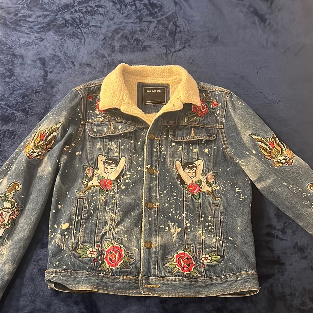 *vintage* Reason Denim Jacket Designed in NYC